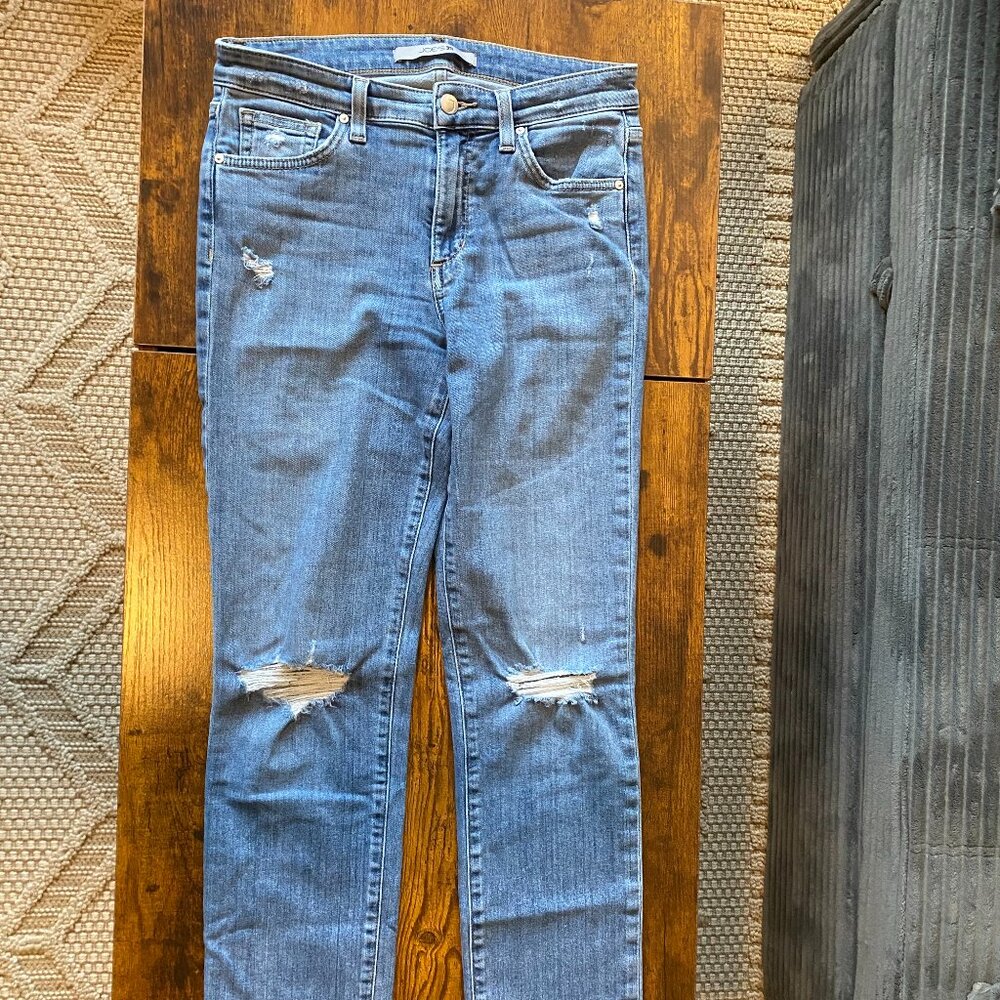 Joe’s Jeans Women’s Light Blue Distressed Ankle Jeans – Size 26, 27” Inseam